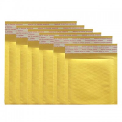 custom kraft paper adhesive air bubble envelope mailing padded bag