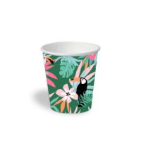 Wholesale Tropical Summer Boho Party Decoration Disposable Custom Paper Cups