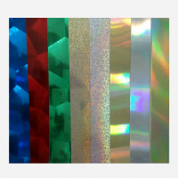 Single side 325g premium holographic paper for bag